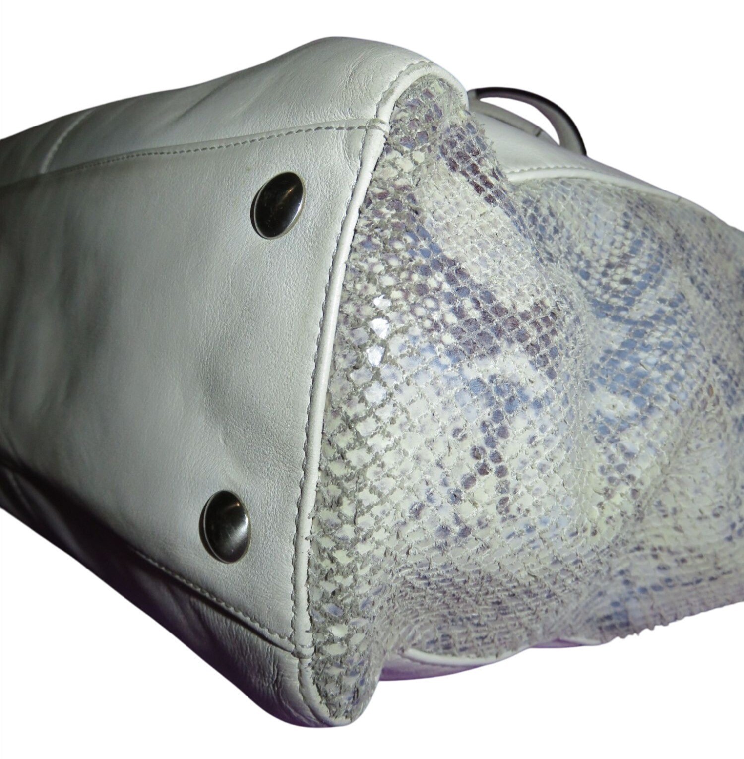 Coach 2014 Taylor Ivory Mixed Exotic Python Leath… - image 10