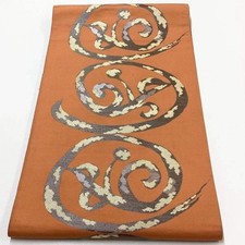 6221 Japanese Vintage Fukuro Obi Belt Kimono Fabric Silk Traditional