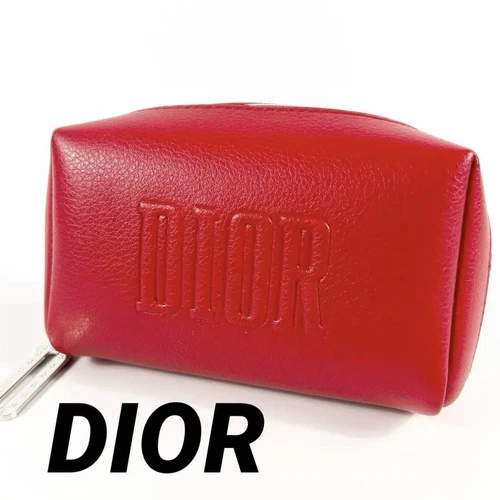 Pochette Dior simili cuir authentique rouge moyen femme Italie 115637