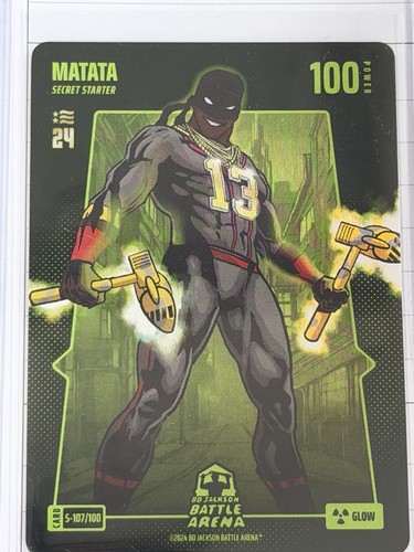 2024 Bo Jackson Battle Arena National Matata Secret Battlefoil Glow