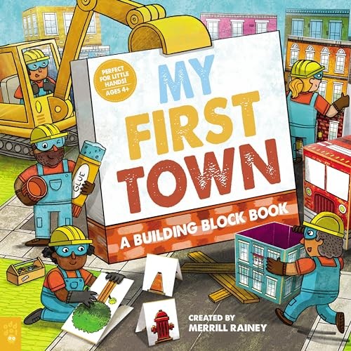 My First Town: A Building Block Book by Merrill Rainey (PB 2025) - Image 4