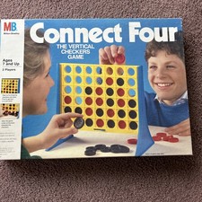 Vintage Connect Four Board Game 1998 Complete Milton Bradley Hasbro