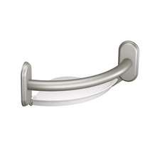 Moen Designer Grab Bar With Corner Shelf Brushed Nickel LR2354DBN