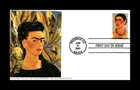 FRIDA KAHLO SELF PORTRAIT JOINT ISSUE MEXICO USA COVER FIRST DAY OF ISSUE