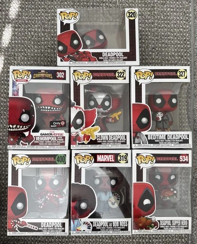 Funko Pop! Marvel: Deadpool Lot of 7