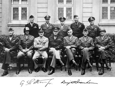 #ad #ad General George S. Patton Dwight D. Eisenhower Autograph WWII 8 x 10 Photo $9.90