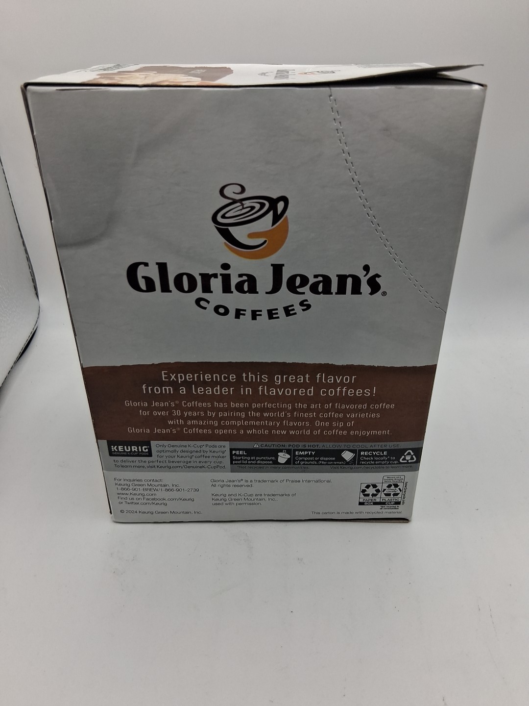 4x Gloria Jeans Coffee Hazelnut 24 Ct Ea. Exp:03/2027 (96 K Cups Total)