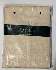Lauren Ralph Lauren Oblong Rectangle Tablecloth Thoroughbred Paisley 70  x84  