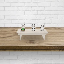  2 PCS Tabletop Display Stand Cupcake Figures Riser Shelf Clear Acrylic