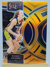 Maddy Siegrist 2024 Panini Select WNBA Prizm Orange #154 /125 Dallas Wings