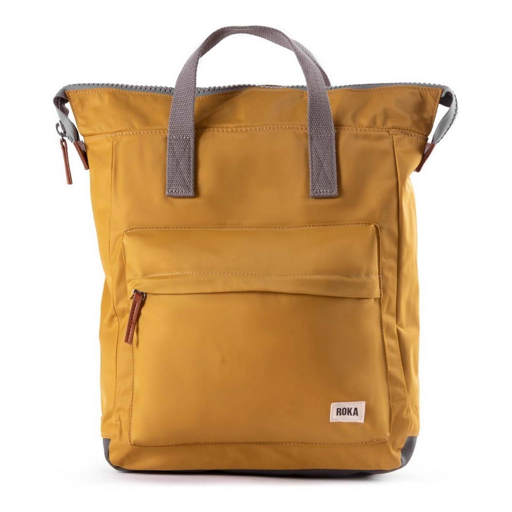 ROKA Bantry Medium Backpack in Corn Yellow Nylon