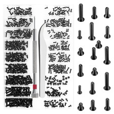 500PCS Tiny Screws,Micro Glasses Screws Repair Kit,M1.2/M1.4/M2 with Tweezers...