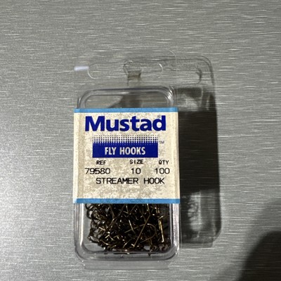 Mustad 79580 Size 10 Hooks (100 Pack NOS)