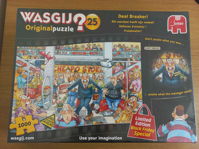Wasgij Original 25 - Deal Breaker - Black Friday Limited Edition 1000 Teile Puzzle