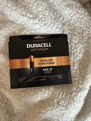 DURACELL Optimum BATTERIES AAA 12 Alkaline Pack