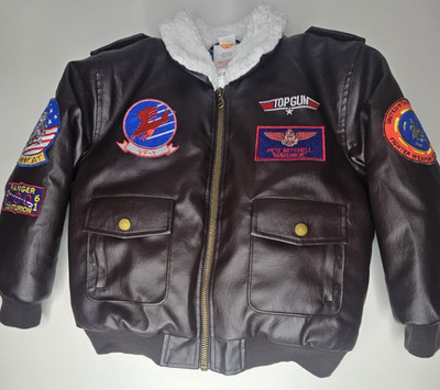 Boy's Top Gun Rubies Paramount Bomber Jacket Size Small Children s