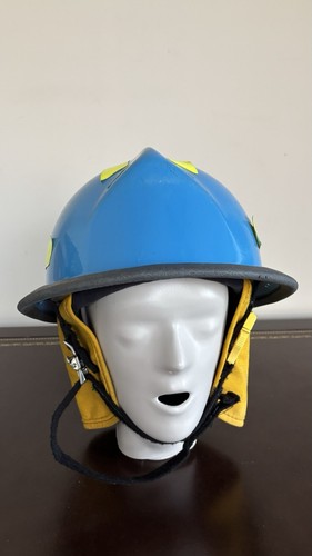 Cairns 515 Navigator Fire Helmet C-MOD Blue MSA Rescue EMS Firefighter
