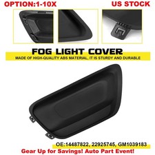 For 2015-2020 Chevrolet Colorado Right Textured Fog Light Cover Trim Black 1-5x For 2015-2020 Chevrolet Colorado Right Textured Fog Light Cover Trim Black 1-5x
