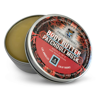 Aromastories Patchouli Musk 4Oz Mature And Sensual Body Butter Luxurious