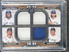 Guerrero/Bichette/Biggio/Ryu - 2021 Museum Collection - Swatch - 45/99