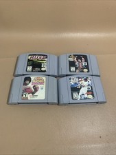 Lot of 4 N64 Game Cartridges Nintendo 64 Rush Ready 2 Rumble Boxing WWF War Zone