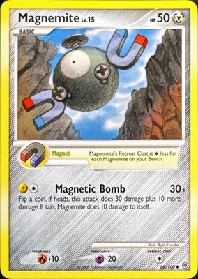 Magnemite 66/100 Common Stormfront Pokemon Lightly Played