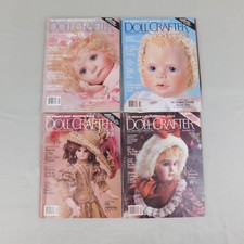 4pc Vintage Doll Crafter Magazine 1992 - Three With Patterns 9173