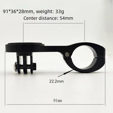 Sleek Bike Computer Mount for 22 2mm Handlebar for Garmin For Wahoo For Bryton