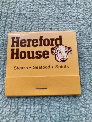 Matchbook:  Hereford House Restaurant - Kansas City - 30 Strike Full Unstruck
