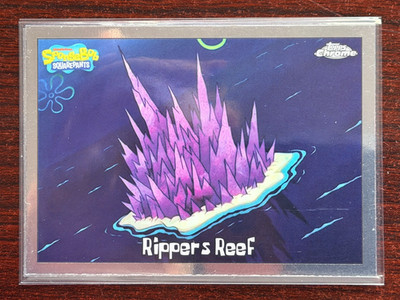 2025 Topps Chrome SpongeBob SquarePants RIPPERS REEF Base Card