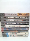 New ListingPS3 Game Lot Of 9 The Walking Dead Survival Snowboarding Uncharted Cod Rock Band