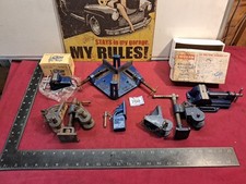 Job Lot of Vintage Woodworking Tools As Shown Record Marples Woden Etc