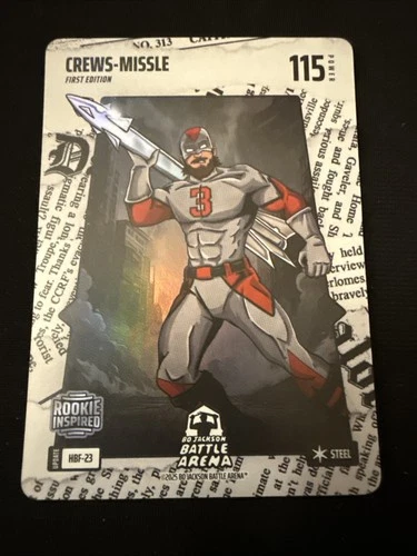 2025 Battle Arena Update Crews Missle Dylan Crews RC HBF-23 Headliner Battlefoil