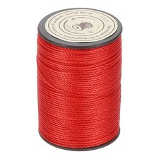 Waxed Cord 0.8mm Red Waxed Polyester Cord 54 Yards String Thread