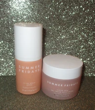 Summer Fridays Cloud Dew Gel Cream 1.7oz & CC Me Serum 1 oz NEW
