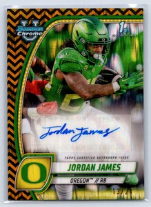 2024 Bowman U Chrome  Jordan James Black & Gold Stealth Refractor Auto #/24