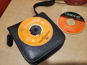 Official Sega Dreamcast Magazine Demo Disc Lot Discs + case holder