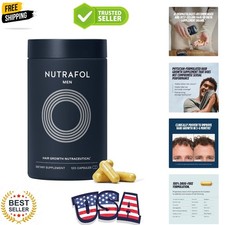 Men's Hair Growth Supplements, Clinically Tested for Visibly Thicker Hair and...