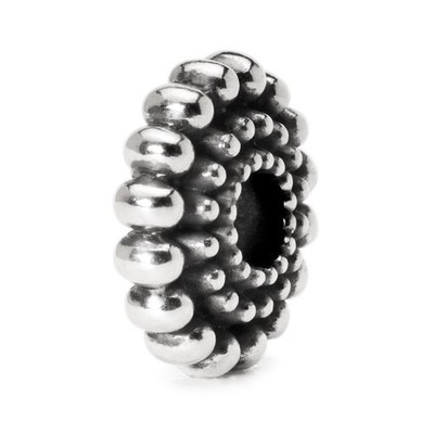 Trollbeads SUN CIRCLE BEAD TAGBE-40064, Retired Bead, Silver