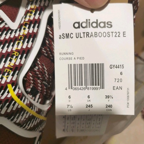 Adidas Stella McCartney ASMC Ultraboost 22 E Sneakers Trainers UK 6 US EUR 39.5 - Picture 13 of 17