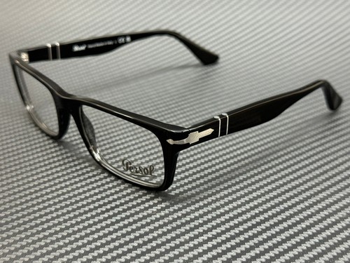 PERSOL PO3050V 95 Black Demo Lens Men's Eyeglasses 55 mm