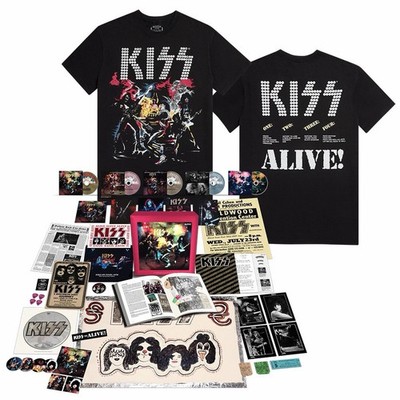 KISS ALIVE! 50TH ANNIV. LIMITED EDITION SUPER DELUXE CD BOXSET SEALED