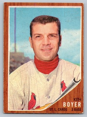 1962 Topps Ken Boyer St. Louis Cardinals #370