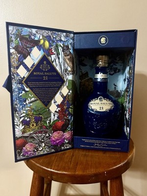 Chivas Royal Salute 21 Year Blended Scotch Whisky 750ml Empty Bottle with Box