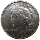 1924-S $1 Peace Silver Dollar AU+