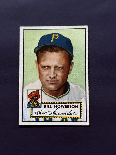 Bill Howerton [Gray Back] #167 1952 Topps card
