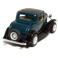 New 5" Kinsmart 1932 Ford 3-Window Coupe Diecast Model Toy Car 1:34 - Green