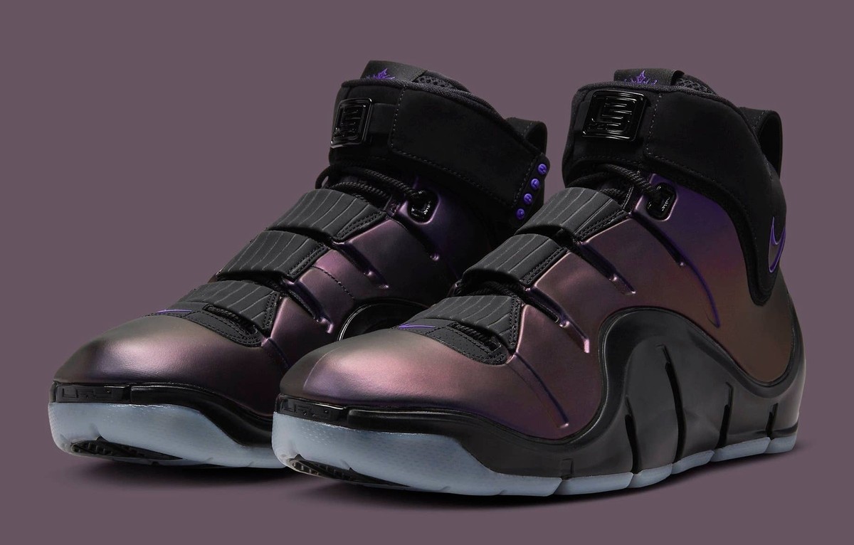 Nike Zoom LeBron IV 4 Eggplant Varsity Purple Black FN6251-001 sz