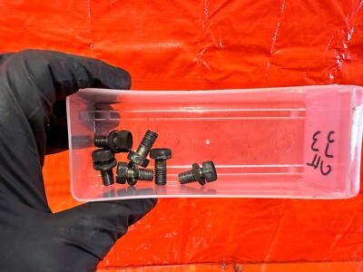 03-06 LANCER EVOLUTION VIII 8 EVO IX 9 - 4G63 PRESSURE PLATE BOLTS OEM #EVO9