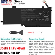 NEW LE03XL Battery For HP Pavilion X360 13-A010DX HSTNN-PB6M 796220-541 48Wh USA